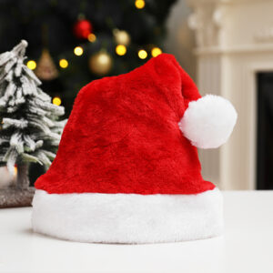 Soft Plush Christmas Santa Hat